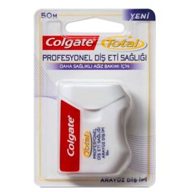 Colgate Total Profesyonel 3'lü 50 metre Diş Eti Sağlığı Arayüz Diş İpi