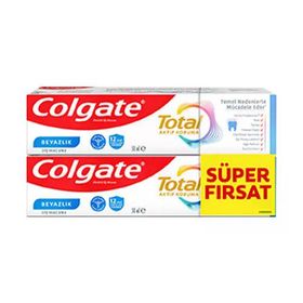 Colgate Total Whitening 2x50 ml Diş Macunu