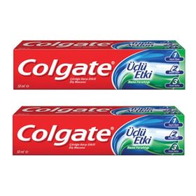 Colgate Üçlü Etki 2x50 ml Diş Macunu