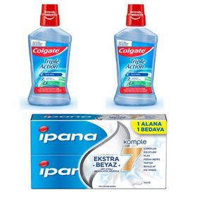 Colgate Üçlü Etki 500x2 ml Ağız Bakım Suyu