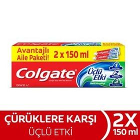 Colgate Üçlü Etki Çürüklere Karşı Koruma 150 ml Diş Macunu