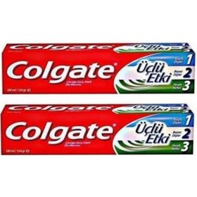 Colgate Üçlü Etki Nane 2x100 ml Diş Macunu