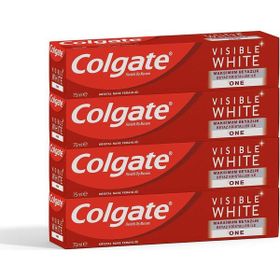 Colgate Visible White Beyazlatıcı 4x75 ml Diş Macunu