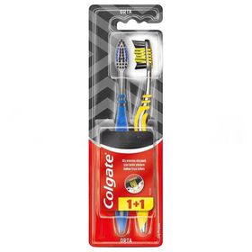 Colgate Zig Zag Charcoal 1+1 Orta Sert Diş Fırçası