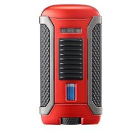 Colibri Apex Metalik Kırmızı-Siyah Puro Çakmağı