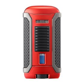 Colibri Apex Metalik Kırmızı-Siyah Puro Çakmağı