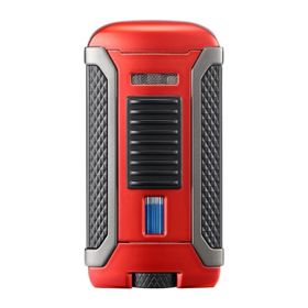 Colibri Apex Metalik Kırmızı-Siyah Puro Çakmağı