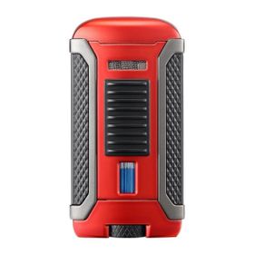 Colibri Apex Metalik Kırmızı-Siyah Puro Çakmağı