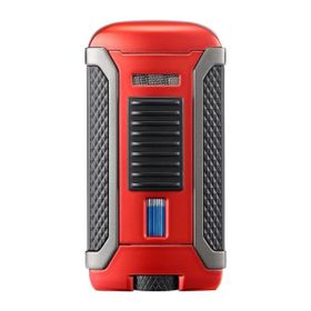 Colibri Apex Metalik Kırmızı-Siyah Puro Çakmağı