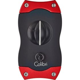 Colibri V-CUT Siyah Kırmızı Puro Kesici