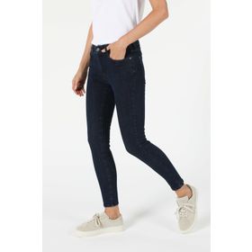 Colin's 759 Lara Orta Bel Dar Paça Super Slim Fit Koyu Mavi Kadın Jean Pantolon