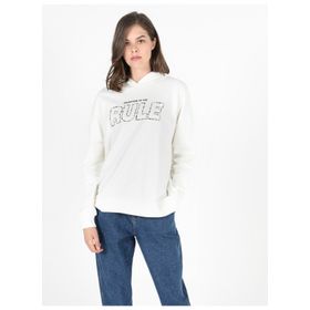 Colin's CL1018609 Beyaz Kadın Sweatshirt