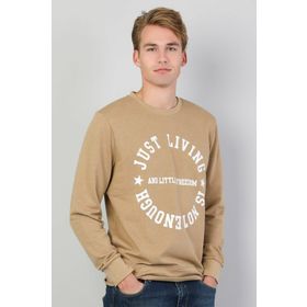 Colin's CL1047121 Regular Fit Erkek Açık Kahve Rengi Sweatshirt