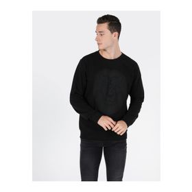 Colin's CL1051127_Q1.V2_BLK Regular Fit Erkek Siyah Sweatshirt