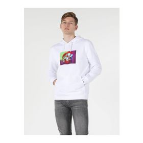 Colin's CL1057312_Q1.V1_WHT Beyaz Erkek Sweatshirt