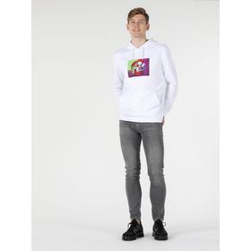 Colin's CL1057312_Q1.V1_WHT Beyaz Erkek Sweatshirt