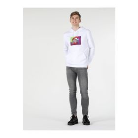 Colin's CL1057312_Q1.V1_WHT Beyaz Erkek Sweatshirt