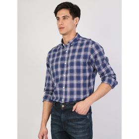 Colin's Regular Fit Erkek Mavi Uzun Kol Gömlek
