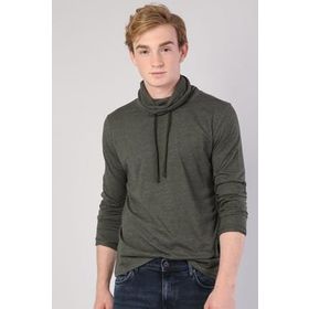 Colin's Regular Fit Yarim Balikci Erkek Haki Uzun Kol Tişört CL1036982_q1.v1_KML Haki