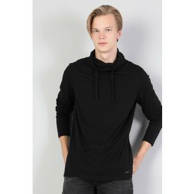 Colin's Regular Fit Yarim Balikci Erkek Haki Uzun Kol Tişört CL1036982_q1.v1_KML Haki
