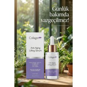 Collagen Forte Hyaluronik Asit 2 Vitamin B5 Nemlendirici ve 30 ml Kırışıklık Karşıtı Lift Serum