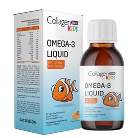 Collagen Forte Kids Omega-3 Multivitamin Portakal Aromalı 150 ml Sıvı Balık Yağı