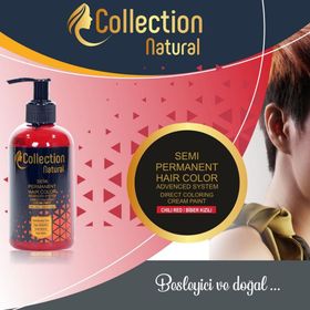 Collection Natural Biber Kızılı 250 ml Saç Boyası