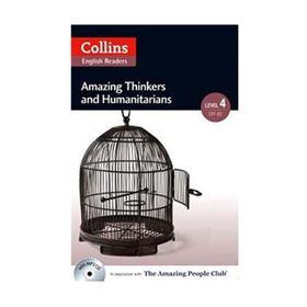 Collins English Readers Amazing Thinkers and Humanitarians +CD A.People Readers 4 B2 - Katerina Mestheneou