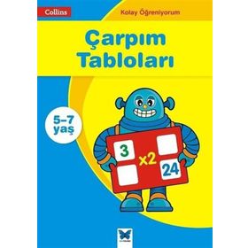 Collins Kolay Öğreniyorum Serisi - Çarpım Tabloları 5-7 Yaş - Helen Greaves Simon Greaves