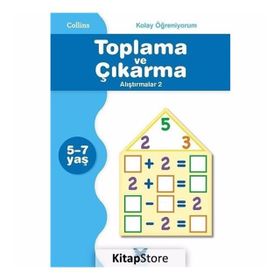 Collins Kolay Öğreniyorum - Toplama ve Çıkarma Alıştırmalar 2 5-7 Yaş - Peter Clarke