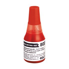 Colop 802 25 ml Çabuk Kuruyan Kırmızı Mürekkep