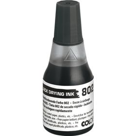 Colop 802 25 ml Çabuk Kuruyan Siyah Mürekkep