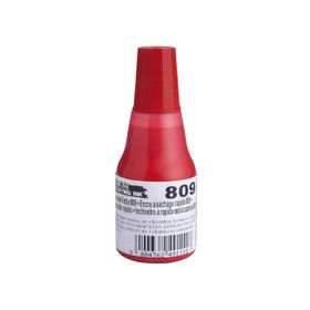 Colop 809 25 ml Premium Çabuk Kuruyan Kırmızı Mürekkep