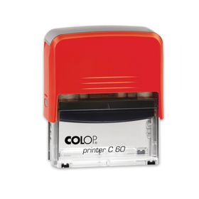 Colop C60 Otomatik Kaşe 37x76 mm Kırmızı Keçe