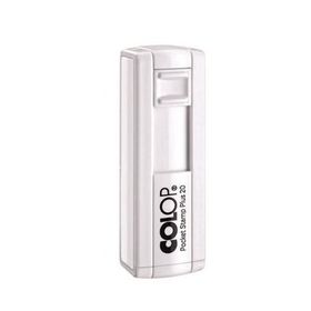 Colop CEP20 14x38 mm Beyaz Kasa Siyah Keçe Kaşe