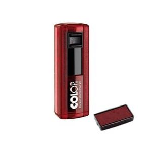 Colop CEP20 Kırmızı Kasa Kırmızı Keçe 14x38 mm Kaşe