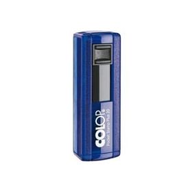 Colop CEP20 Mavi Kasa Siyah Keçe 14x38 mm Kaşe