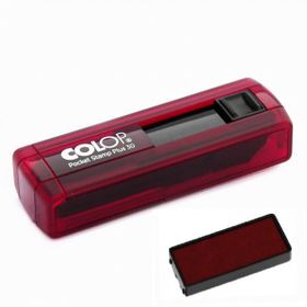 Colop CEP30 Kırmızı Kasa Kırmızı Keçe 18x47 mm Kaşe