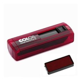 Colop CEP30 Kırmızı Kasa Kırmızı Keçe 18x47 mm Kaşe