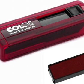 Colop CEP30 Kırmızı Kasa Kırmızı Keçe 18x47 mm Kaşe