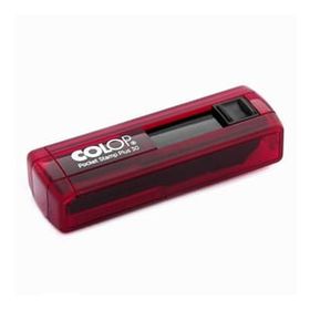 Colop Cep30 Kırmızı Kasa Siyah Keçe 18x47 mm Kaşe