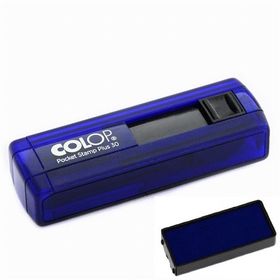 Colop Cep30 Mavi Kasa Mavi Keçe 18x47 mm Kaşe
