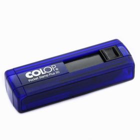 Colop Cep30 Mavi Kasa Siyah Keçe 18x47 mm Kaşe