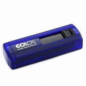 Colop Cep30 Mavi Kasa Siyah Keçe 18x47 mm Kaşe