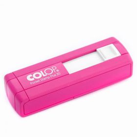 Colop Cep30 Pembe Kasa Siyah Keçe 18x47 mm Kaşe