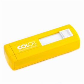 Colop Cep30 Sarı Kasa Siyah Keçe 18x47 mm Kaşe