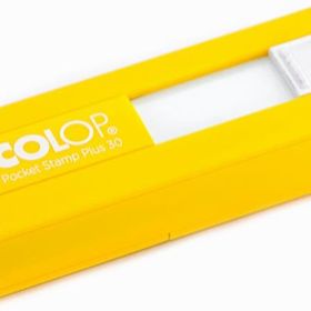 Colop Cep30 Sarı Kasa Siyah Keçe 18x47 mm Kaşe