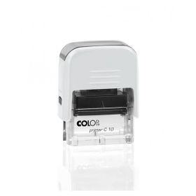 Colop Printer C10 Beyaz Kasa Siyah Keçe 10x27 mm Kaşe