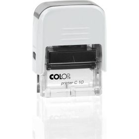 Colop Printer C10 Beyaz Kasa Siyah Keçe 10x27 mm Kaşe