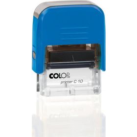 Colop Printer C10 Mavi Kasa Siyah Keçe 10x27 mm Kaşe